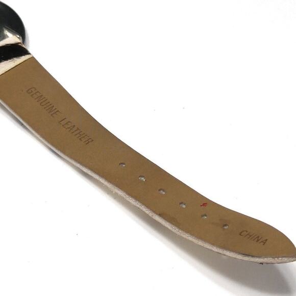 Chico's Animal Print Leather Watch, White Face, Animal Print Band, 9 Inches - Picture 11 of 11